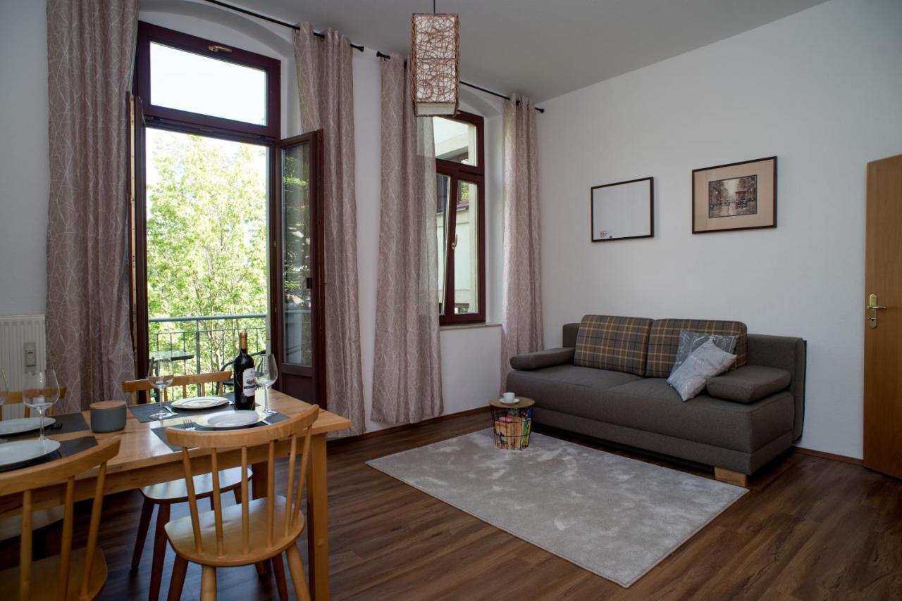 Stilvolle 1-Raum-Wohnung Zentral, Ruhig Gelegen Dresden Exteriör bild